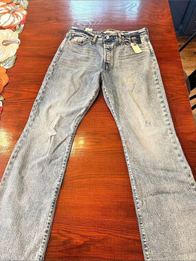 Levi's Wedgie Bootcut Jeans Straight Leg Blue Jeans 32x34